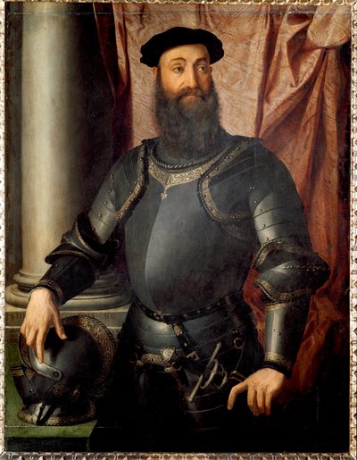 Condottiere Stefano Colonnan muotokuva tekijältä Agnolo Bronzino
