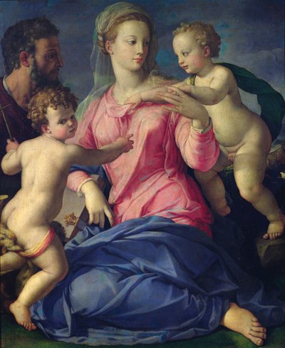 Pyhä perhe tekijältä Agnolo Bronzino