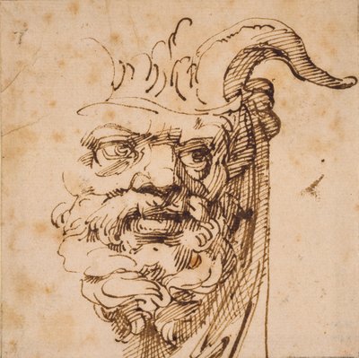 Silvan Mask, 1570-1602 tekijältä Agostino Carracci