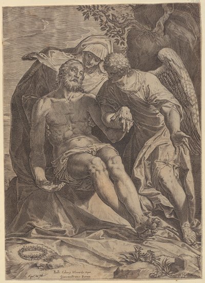 Kristuksen valitus [Pietà] tekijältä Agostino Carracci