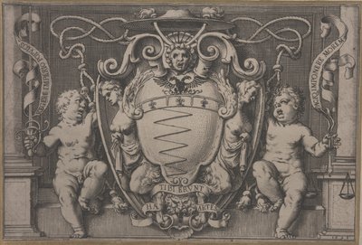 Kardinaali Filippo Segan vaakuna tekijältä Agostino Carracci