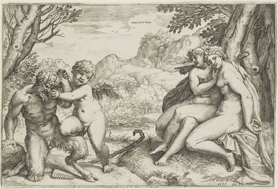 Rakkaus voittaa kaiken tekijältä Agostino Carracci