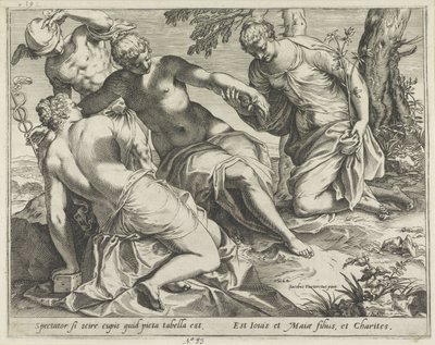 Merkurius ja armot tekijältä Agostino Carracci