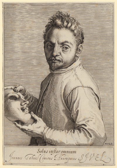 Giovanni Gabriellin, lisänimeltään "Il Sivello", muotokuva tekijältä Agostino Carracci