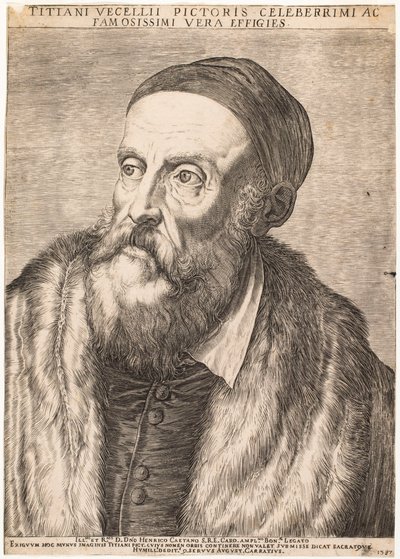 Tizianin muotokuva tekijältä Agostino Carracci