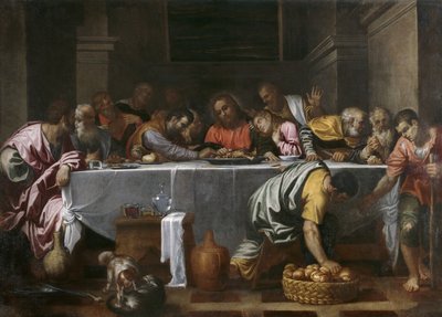 Viimeinen ehtoollinen tekijältä Agostino Carracci