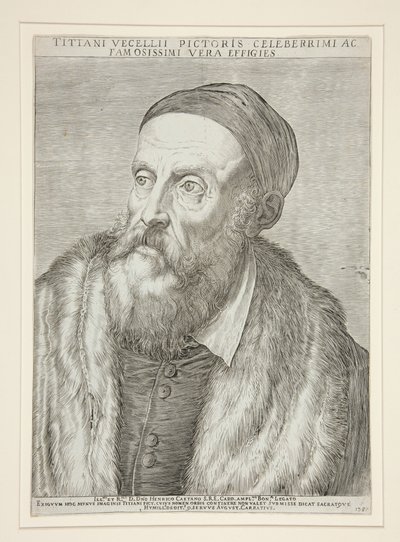 Tiziano Vecellio (Tizian) tekijältä Agostino Carracci