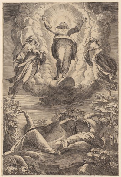 Kirkastuminen tekijältä Agostino Carracci