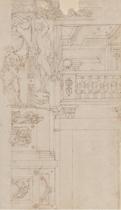 Tutkimukset Palazzo Ducalen Palazzo Pittin trompe-l