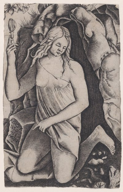St. Margaret, Ca. 1514-36. tekijältä Agostino Veneziano