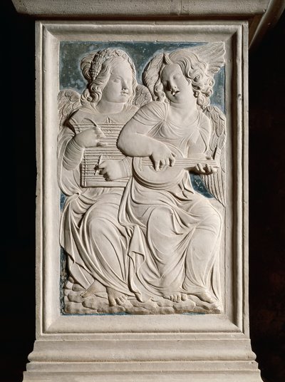 Musiikki enkelit tekijältä Agostino di Duccio