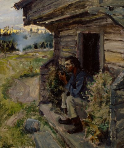 Rauhallinen ilta tekijältä Akseli Gallen-Kallela