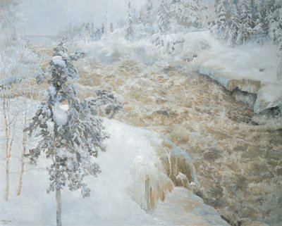 Imatra in wintertime (Imatra talvella) tekijältä Akseli Valdemar Gallen-Kallela