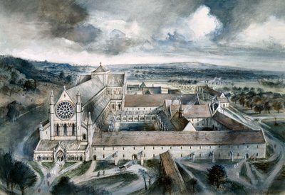 Byland Abbey, 1539, 1960-luku tekijältä Alan Ernest Sorrell