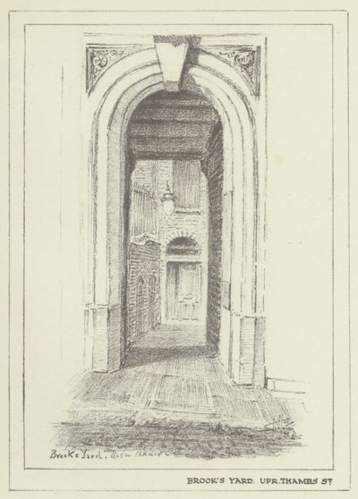 Brooks Yard, Upper Thames Street tekijältä Alan Stapleton