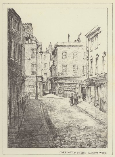 Carrington Street, katsoen länteen tekijältä Alan Stapleton