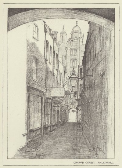 Crown Court, Pall Mall tekijältä Alan Stapleton