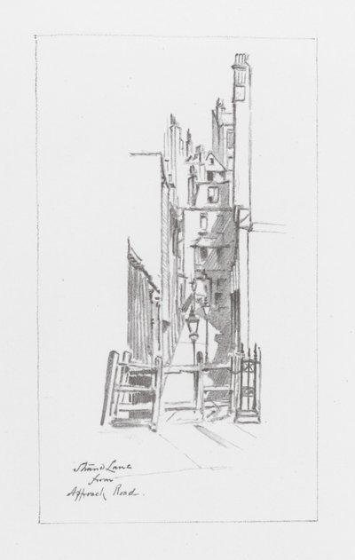 London Lanes: Strand Lane (litografia) tekijältä Alan Stapleton