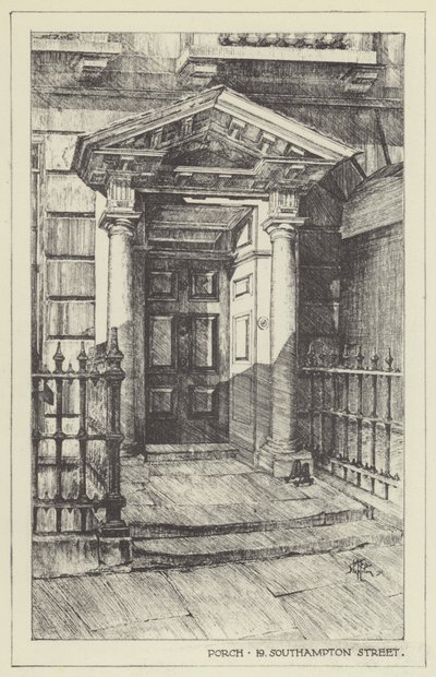 Porch, 19, Southampton Street tekijältä Alan Stapleton