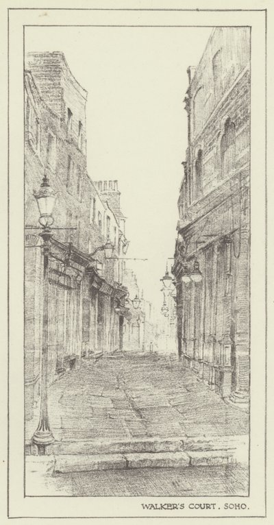 Walkers Court, Soho tekijältä Alan Stapleton