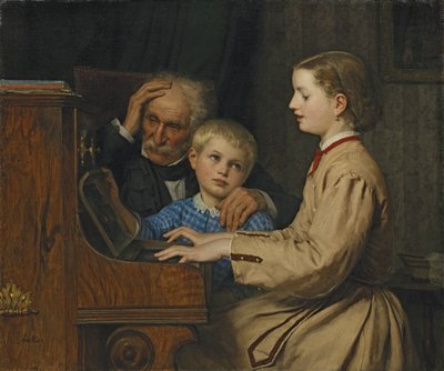 Isänmaan laulu, 1874 tekijältä Albert Anker
