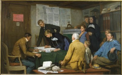 Siviilivihkiminen tekijältä Albert Anker
