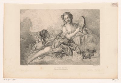 Muse Erato putolla ja tamburiinilla La muse Erato (kokoelma Richard Wallace) (otsikko esineessä) tekijältä Albert Ardail