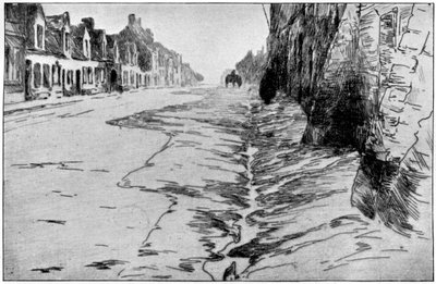 High Street, Flanderi, 1898. tekijältä Albert Baertsoen