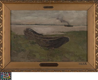 Scheldt-joki Doelissa tekijältä Albert Baertsoen