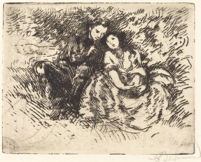 Rakas keskustelu (Conversation amoureuse) tekijältä Albert Besnard