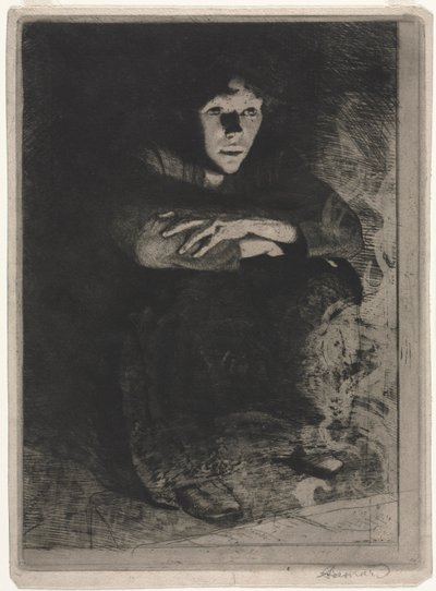 Tuhkassa, 1887. tekijältä Paul Albert Besnard