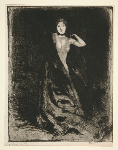 Nainen (etukappale) tekijältä Albert Besnard