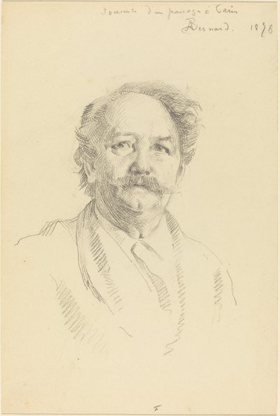 Miehen muotokuva (muisto Pariisin käytävästä) tekijältä Albert Besnard