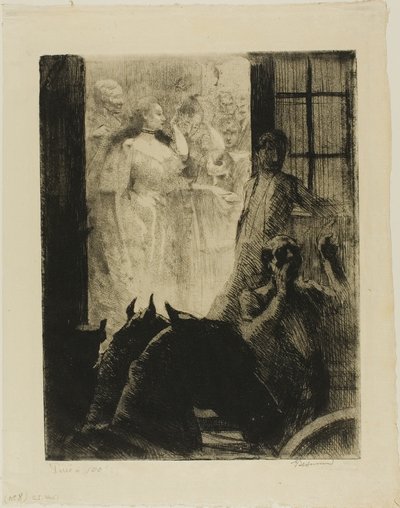 Sosiaalinen menestys, levy seitsemän alkaen Woman tekijältä Albert Besnard