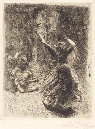 Tanjoren tanssija (La bayadère de Tanjore) tekijältä Albert Besnard