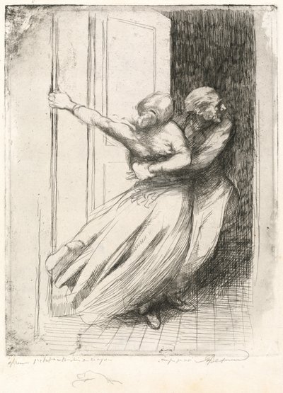 Raiskaus (Le Viol) tekijältä Albert Besnard
