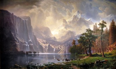 Sierra Nevada, Kalifornia tekijältä Albert Bierstadt