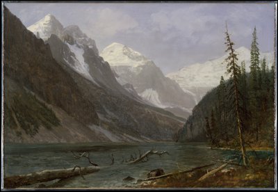 Kanadan Kalliovuoret (Lake Louise) tekijältä Albert Bierstadt