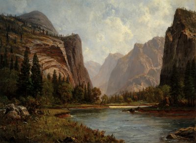 Yosemiten portit, n. 1882. tekijältä Albert Bierstadt