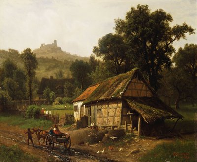 Foothillsissä, 1861 tekijältä Albert Bierstadt