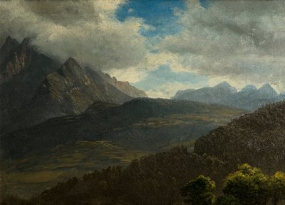 Kalliovuorilla tekijältä Albert Bierstadt