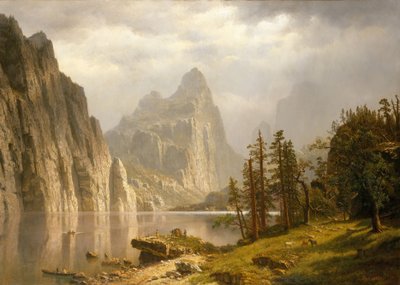 Merced-joki, Yosemiten laakso tekijältä Albert Bierstadt
