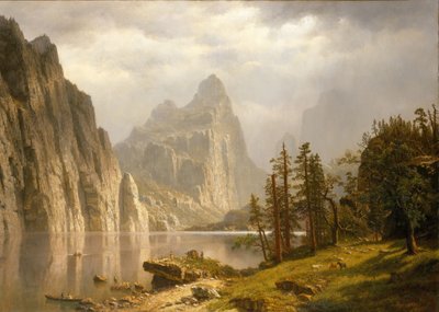 Merced-joki, Yosemiten laakso tekijältä Albert Bierstadt