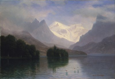 Vuoristokohtaus tekijältä Albert Bierstadt