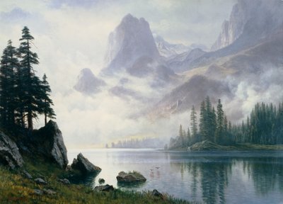 Vuori sumusta tekijältä Albert Bierstadt