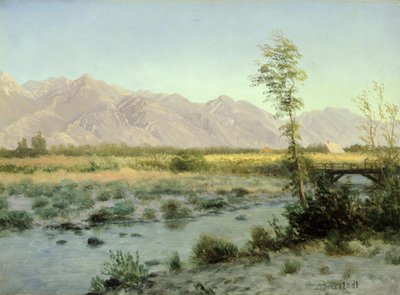Preeria maisema tekijältä Albert Bierstadt