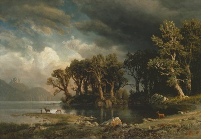 Tuleva myrsky tekijältä Albert Bierstadt