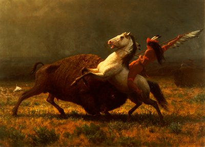 The Last of the Buffalo, noin 1888 tekijältä Albert Bierstadt