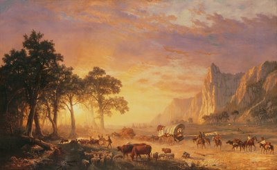 Oregonin polku tekijältä Albert Bierstadt