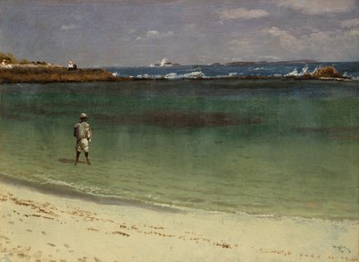 Länsi-Intian rannikkonäkymä tekijältä Albert Bierstadt